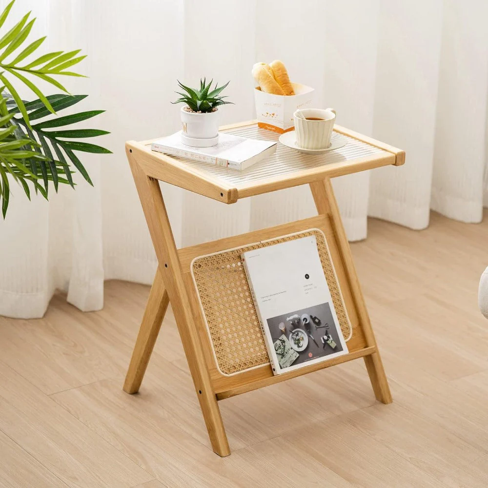 Rattan Side Table - Image 7