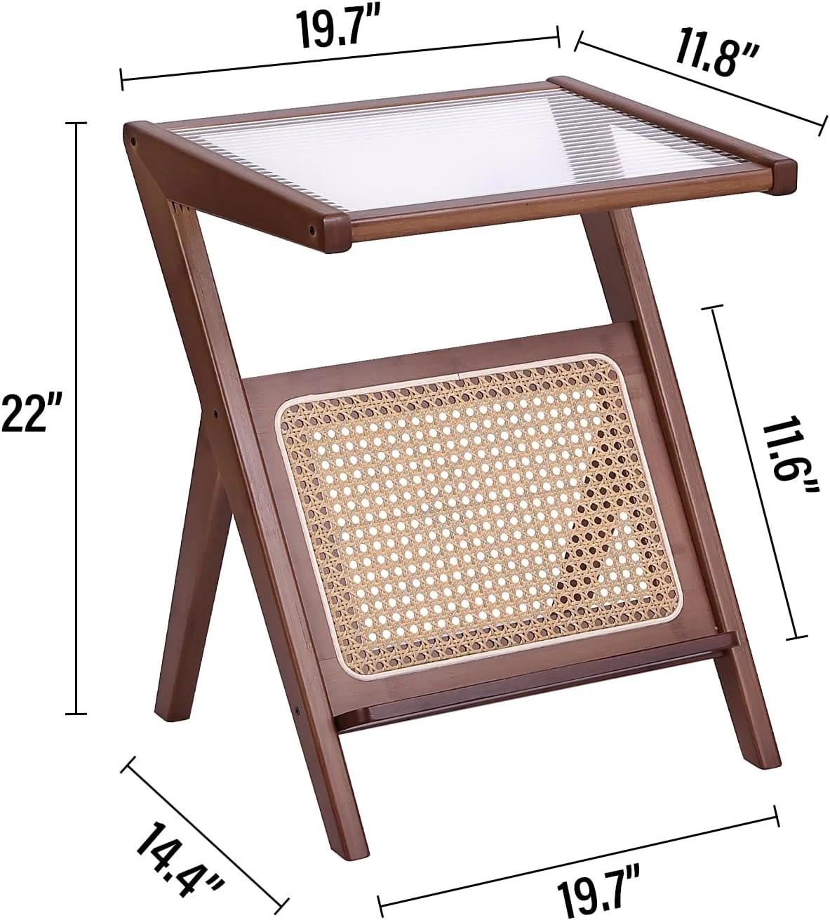 Rattan Side Table - Image 4