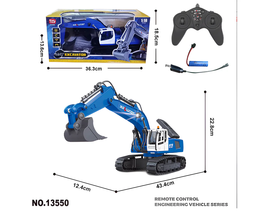 RC Digger Remote Control Excavator Rechargeable - Image 4