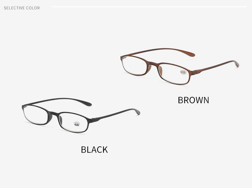 Reading Glasses Readers Rectangular Business Plastic Frame Unisex 2.5 - Image 5