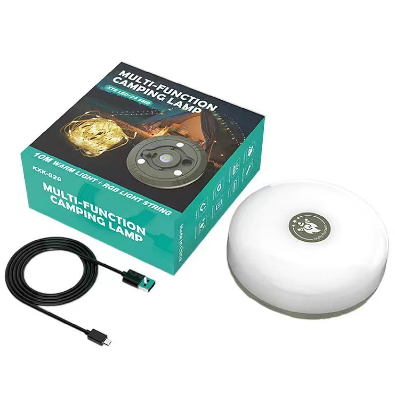 Rechargeable 10m LED String Lights for Camping, Patio & Home Decor - Image 7