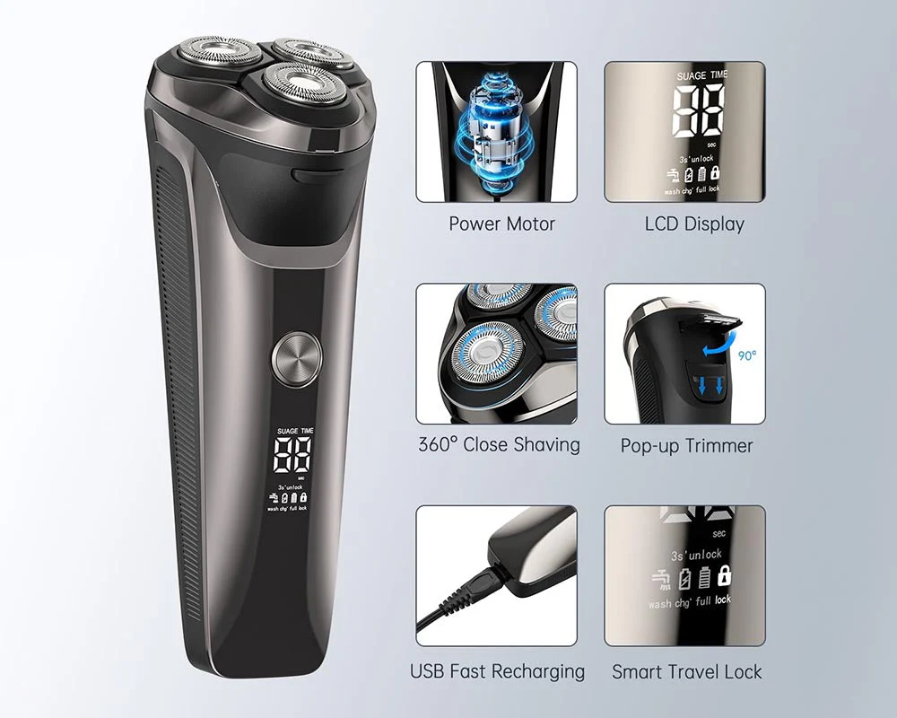 Rechargeable Cordless Hair Trimmer Electric Shaver - Image 3
