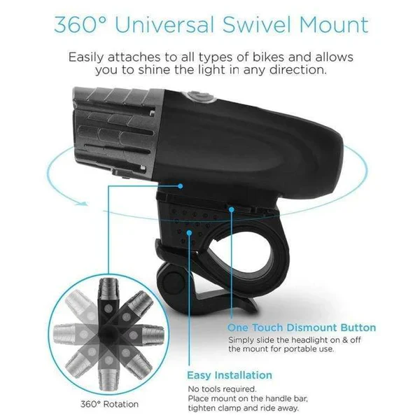 Rechargeable USB Bike Light - Image 2