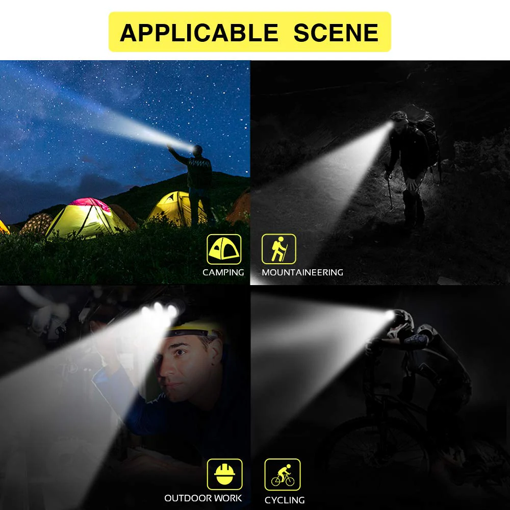 Rechargeable Waterproof Headlamp Flashlight with 5 Cree LEDs - Image 7