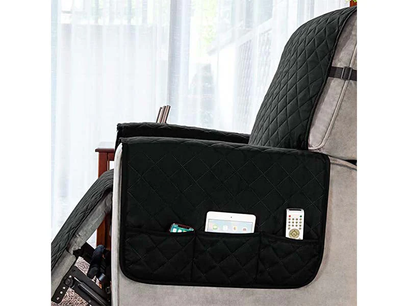 Recliner Chair Cover Sofa Slipcover Couch Protector with Non Slip Strap - Image 3