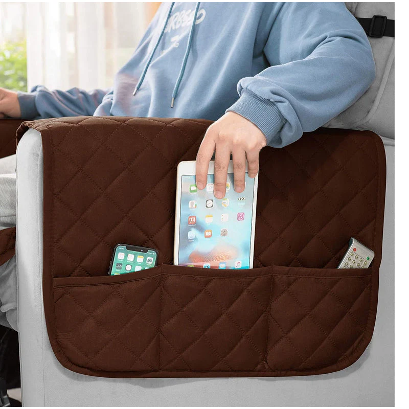 Recliner Chair Cover Sofa Slipcover Couch Protector with Non Slip Strap - Image 5