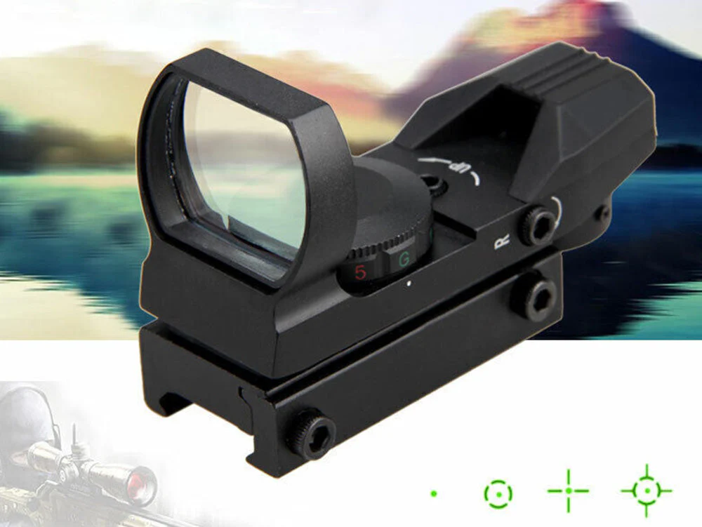 Red Green Dot Sight Tactical Holo 4 Reticle - Image 6