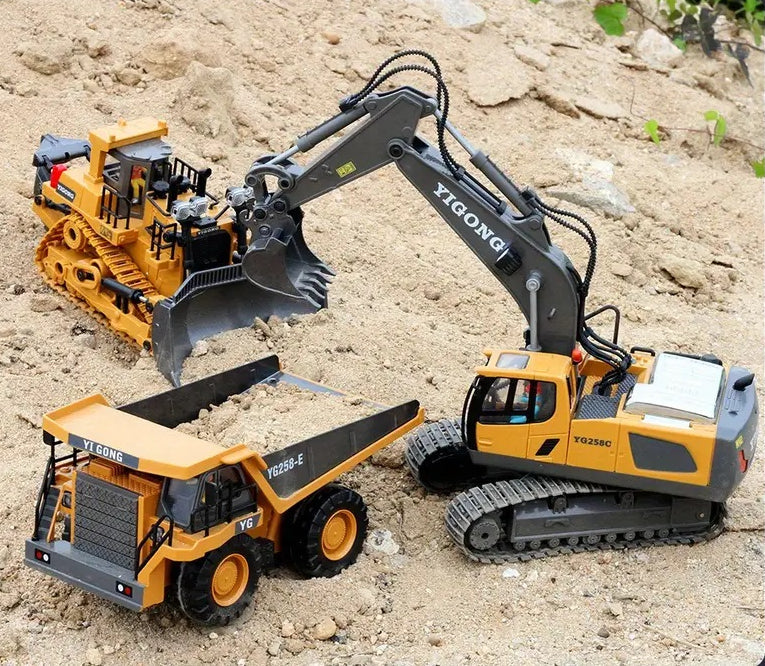 Remote Control Engineering Vehicles Series - 1:24 DUMP TRUCK 9 Channels 2.4G - Image 3