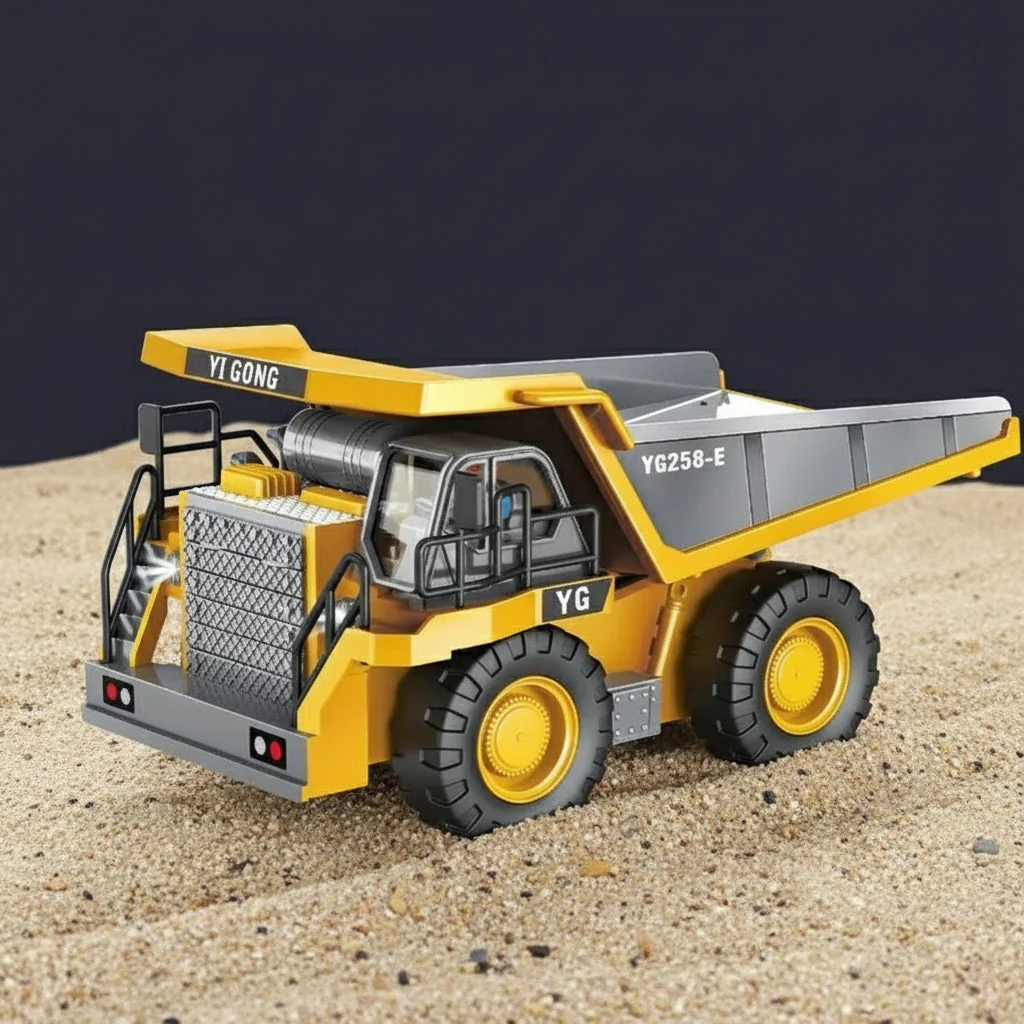 Remote Control Engineering Vehicles Series - 1:24 DUMP TRUCK 9 Channels 2.4G - Image 5