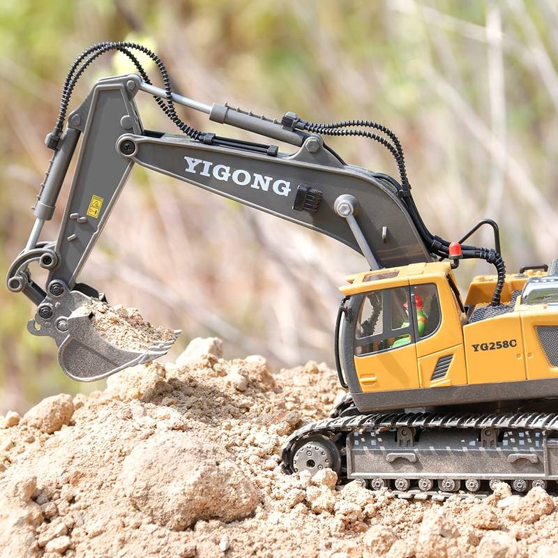 Remote Control Engineering Vehicles Series - Excavator Rump Truck Bulldozer All - Image 2
