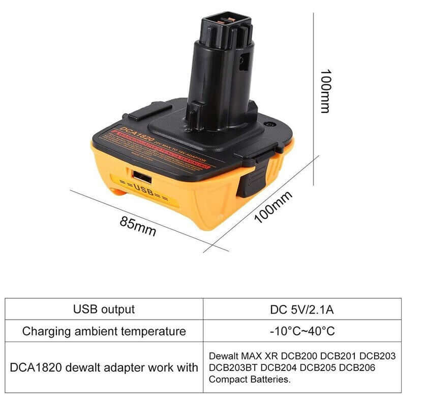 Replacement Dewalt Battery Adapter - Image 5