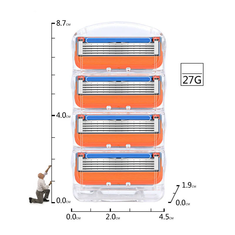 Replacement for Gillette Fusion Power Men's Razor Blade Refills 12 Count - Image 7