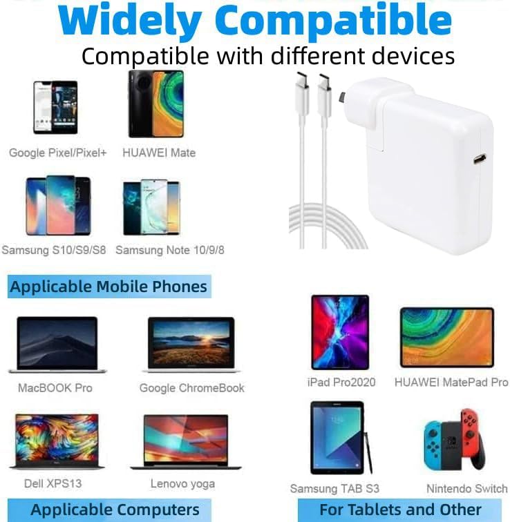 Replacement MacBook iPad Charger 87W USB-C - Image 8
