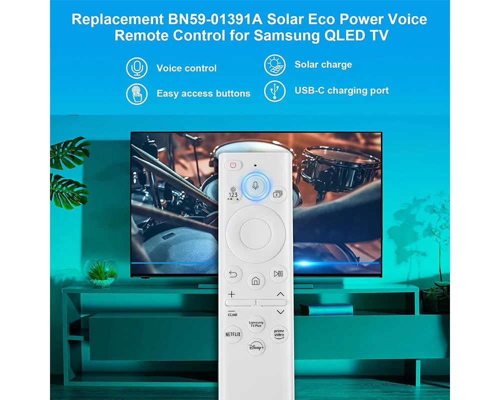 Replacement Solar Samsung TV Remote - Image 6