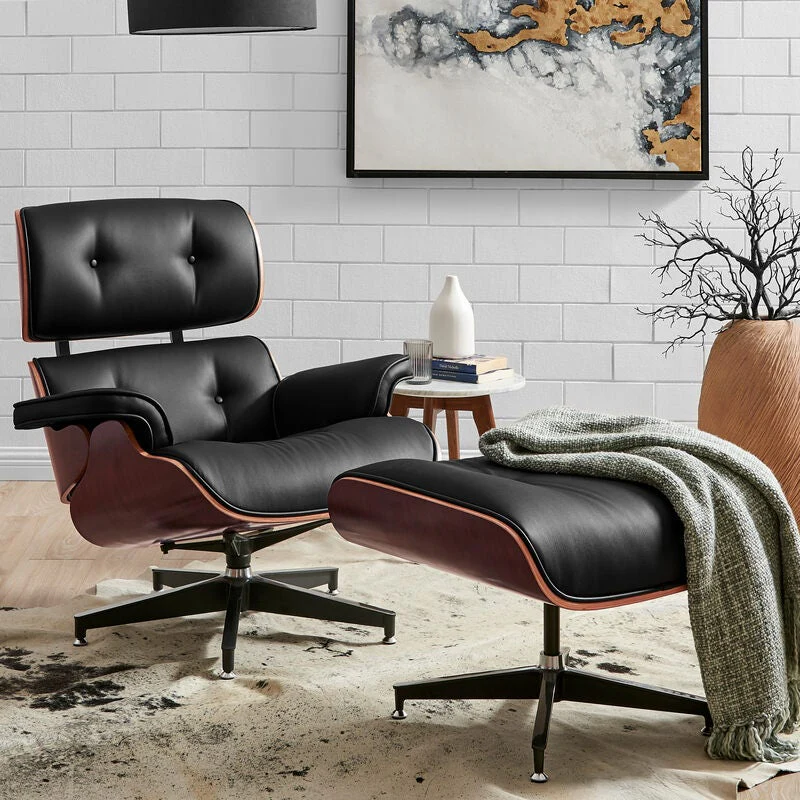 Replica Eames Chair with Ottoman - Image 4