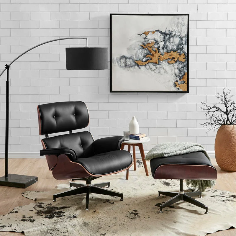 Replica Eames Chair with Ottoman - Image 5