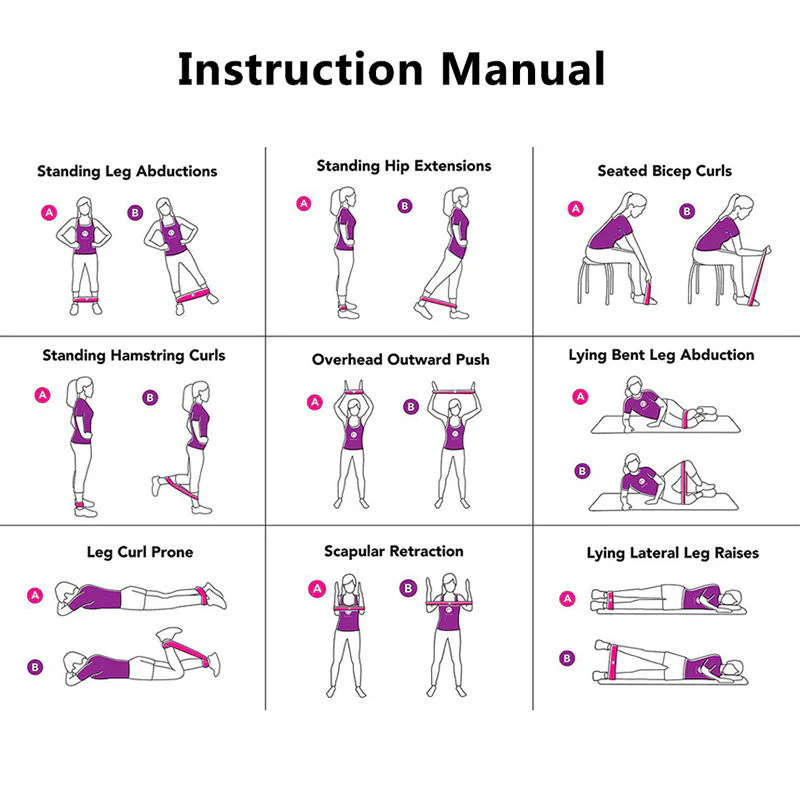 Resistance Band 5 Piece Set - Image 10