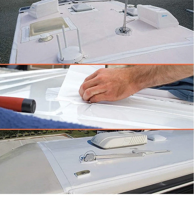 RV Roof Repair Tape – White Rubber Patch Tape - Image 7