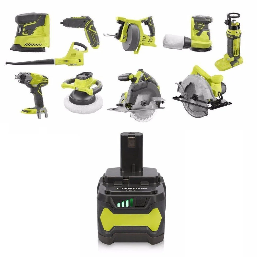 RYOBI 18V 3Ah Battery and Ryobi Battery Charger Compatible Replacement - Image 6