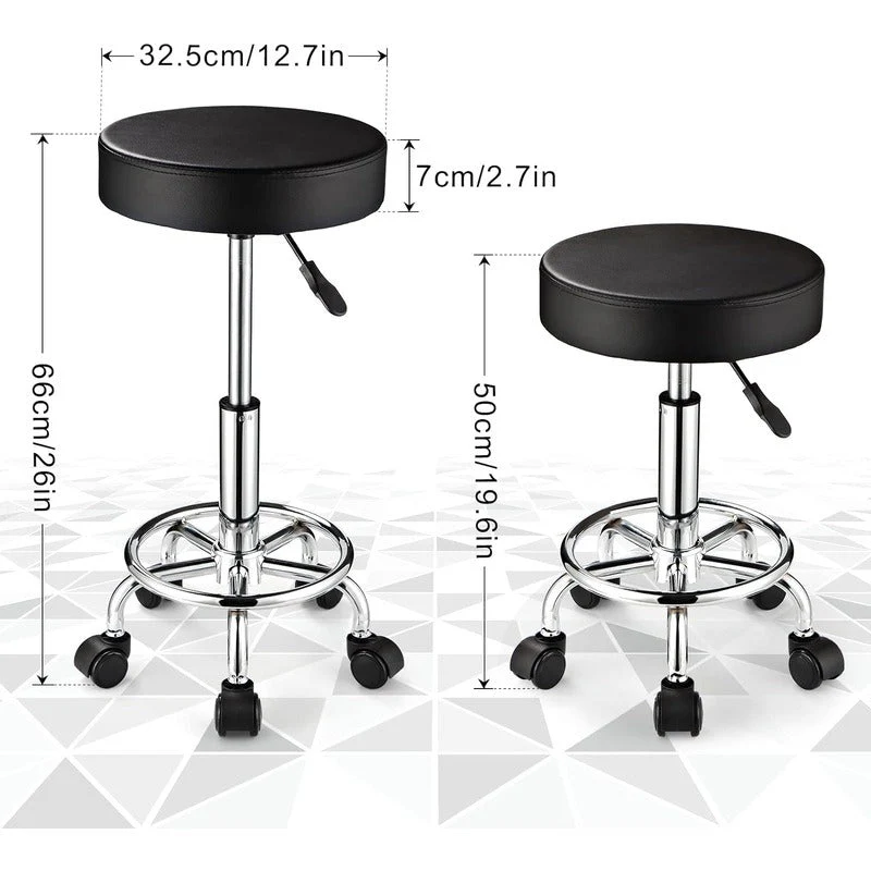 Salon Stool Adjustable Height Stool - Image 8