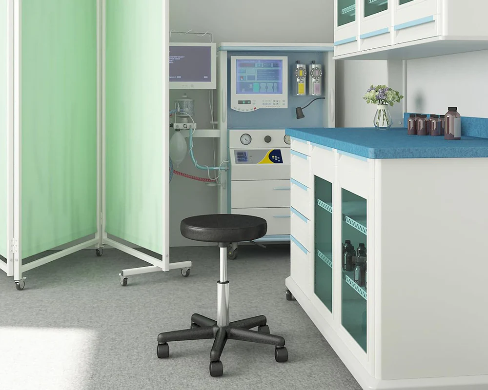 Salon Stool Adjustable Rolling Spa Stool - Image 7