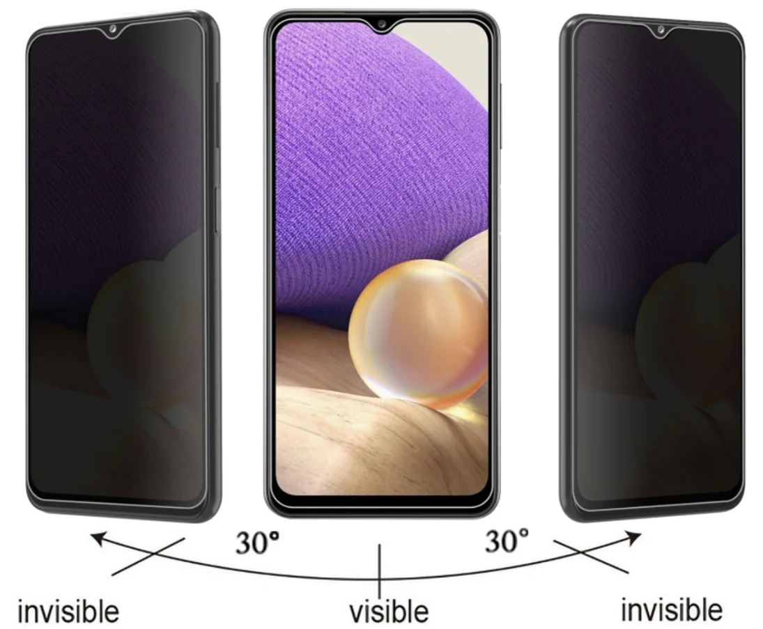 Samsung Galaxy A06 Glass Privacy Screen Protector - Image 2