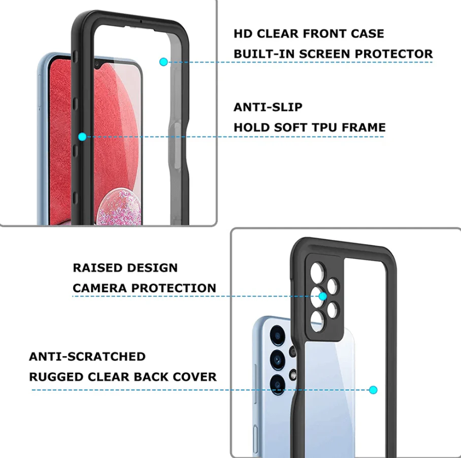 Samsung Galaxy A13 4G Waterproof Case Redpepper Full Protection - Image 4