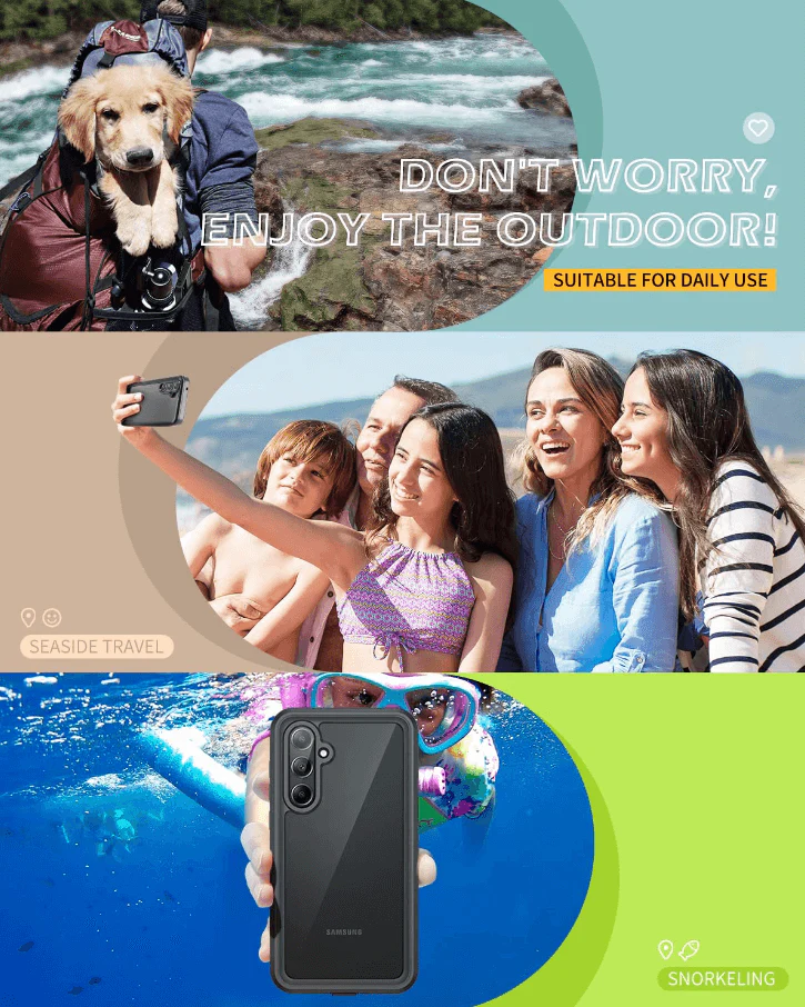 Samsung Galaxy A35 5G Waterproof Case Redpepper Full Protection - Image 3