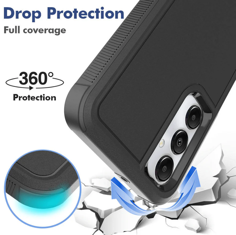 Samsung Galaxy S20 FE Dual Layer Armor Hard Case – Black - Image 4