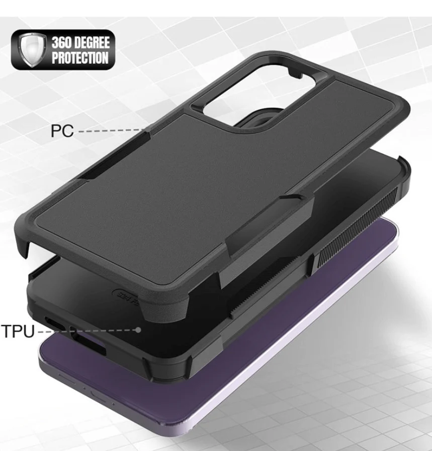 Samsung Galaxy S24 Dual Layer Armor Hard Case - Image 2