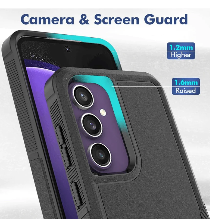 Samsung Galaxy S24 FE Dual Layer Armor Hard Case - Image 4