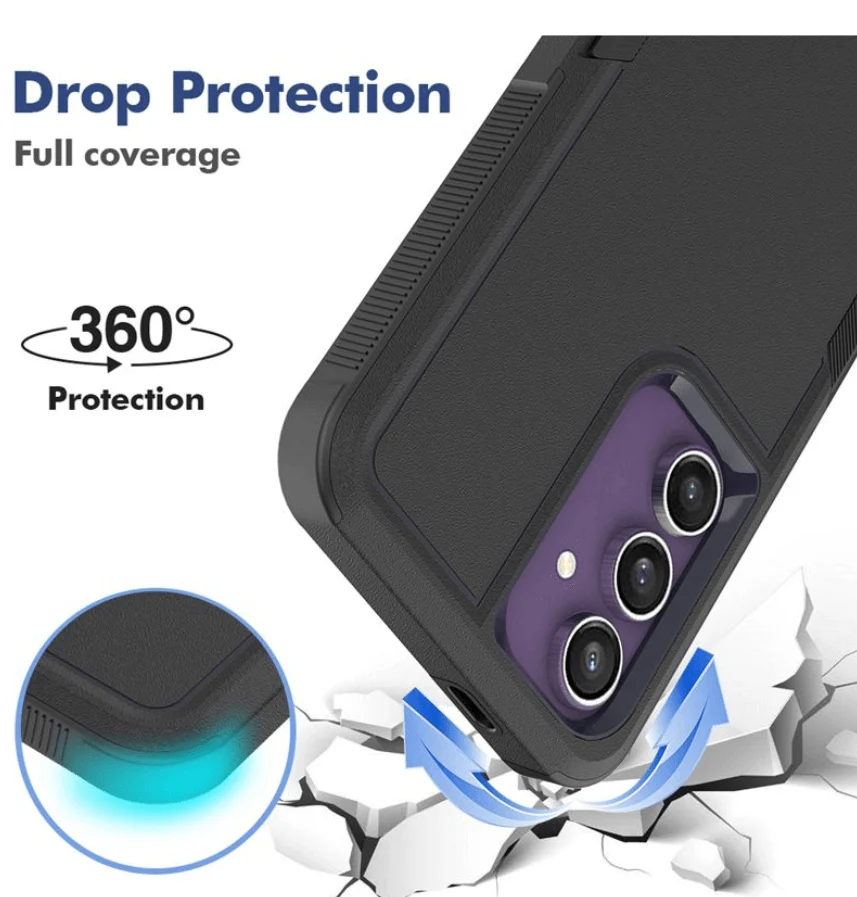 Samsung Galaxy S24 FE Dual Layer Armor Hard Case - Image 5