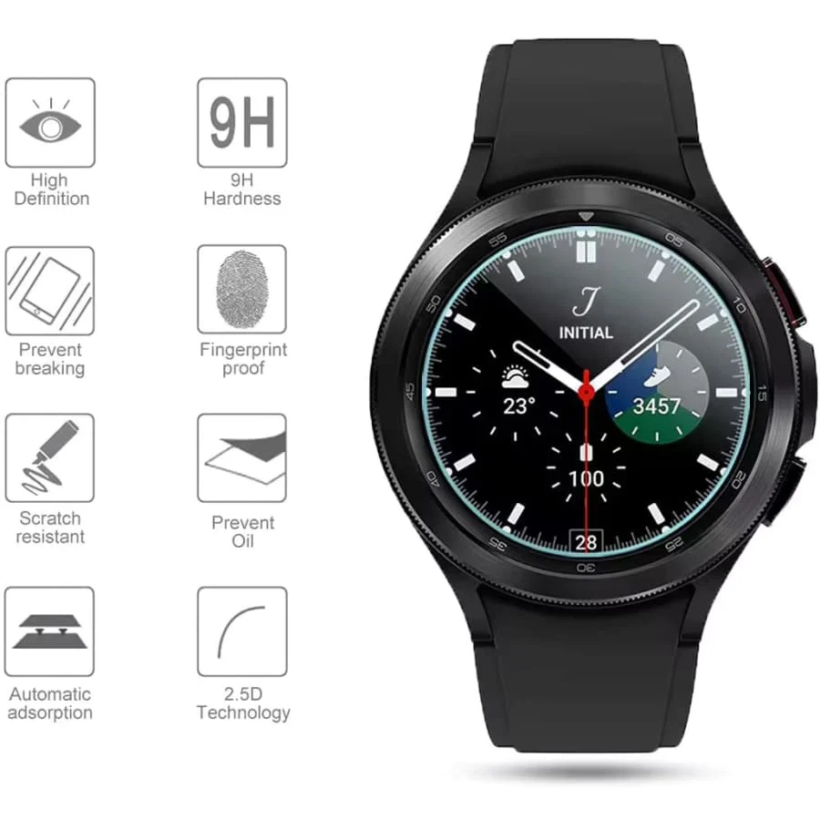Tempered glass Screen Protector for Samsung Galaxy Watch 4 Classic (42mm) - Image 2