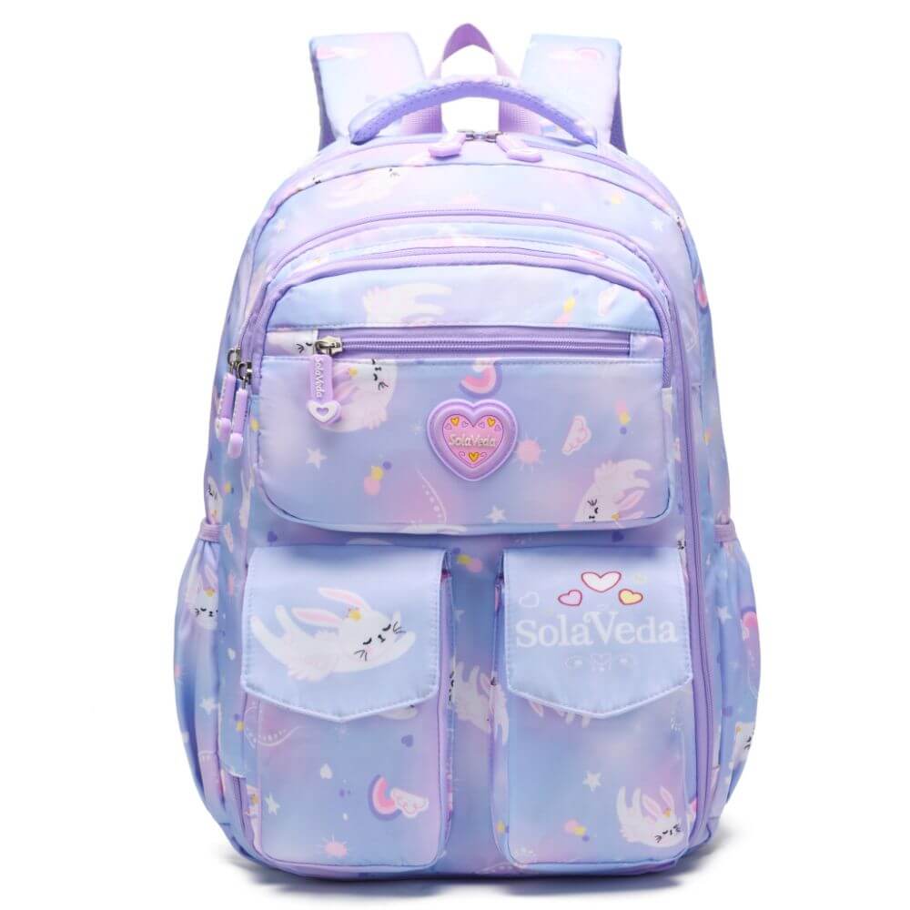 School Bags for Girls & Kids Backpack - Cute Rabbit - Image 2
