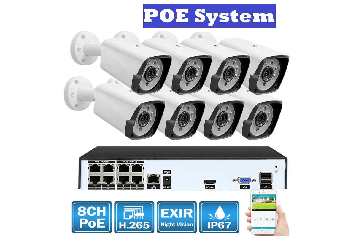 Security Camera System POE Camera CCTV 1TB Storage - Image 14