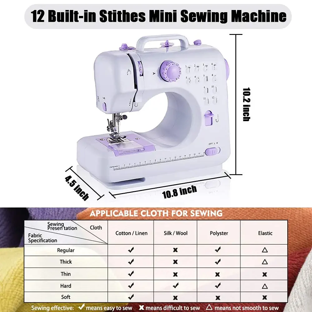Sewing Machine Multi-function Sewing Machine Dual - Image 12