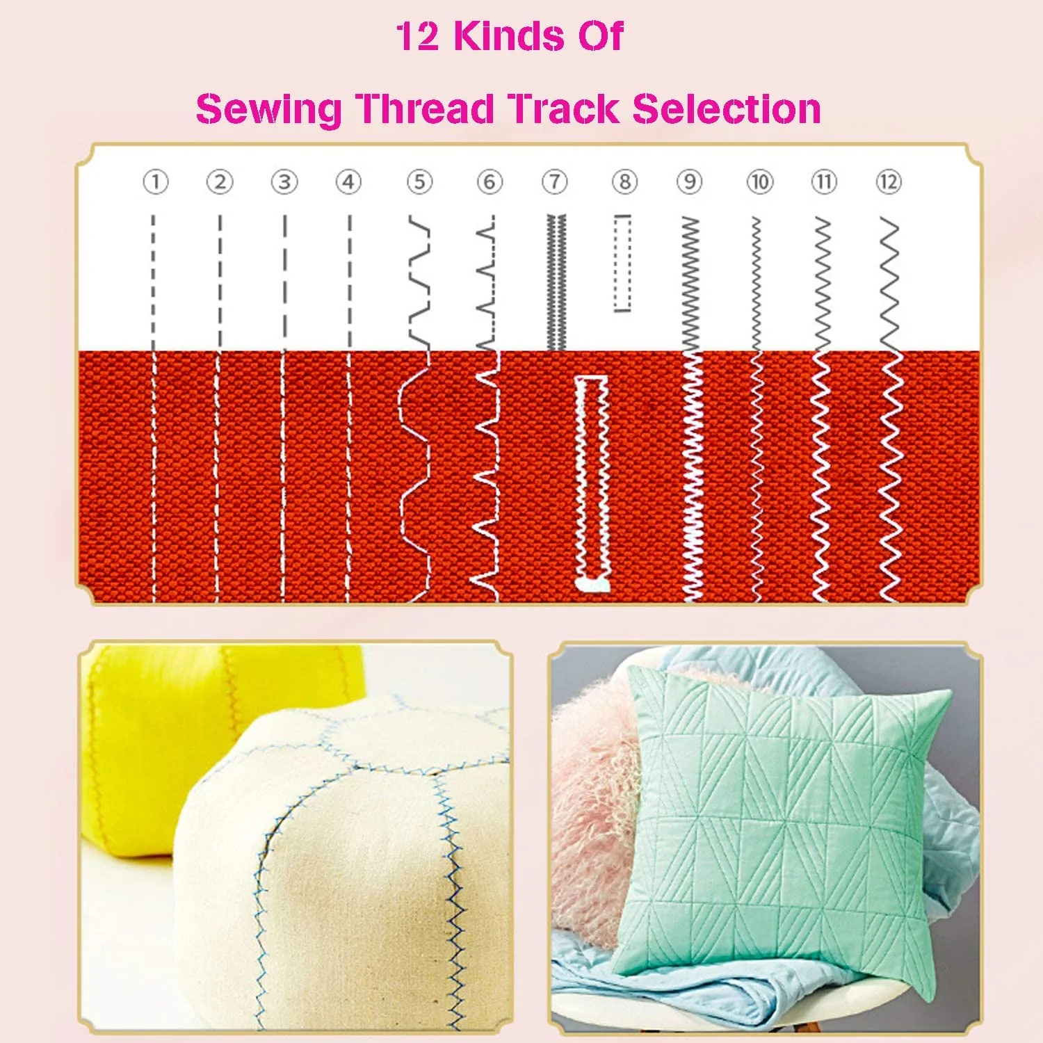 Sewing Machine Multi-function Sewing Machine Dual - Image 9