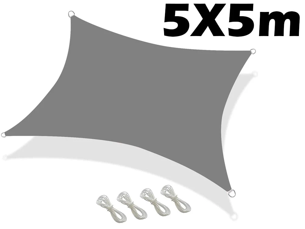 Shade Sail 5X5M Grey - Image 9