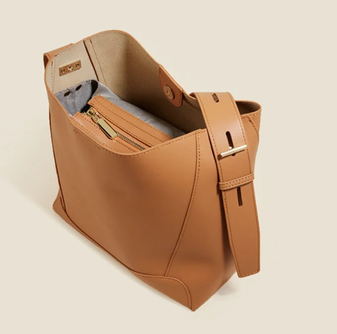 Shoulder Top-Handle Leather Handbags for Women Crossbody Bags - Image 4