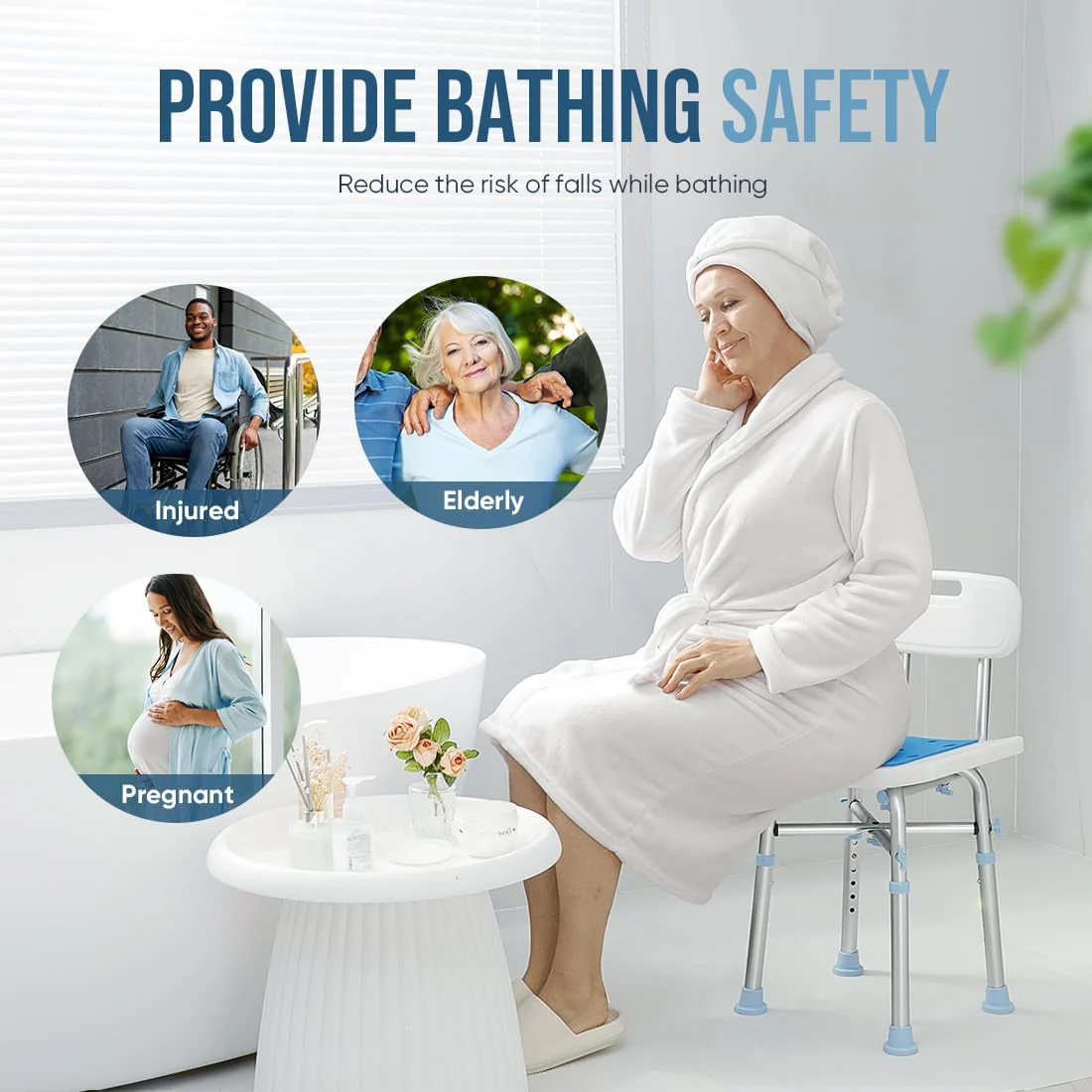 Shower Stool Adjustable - Image 13