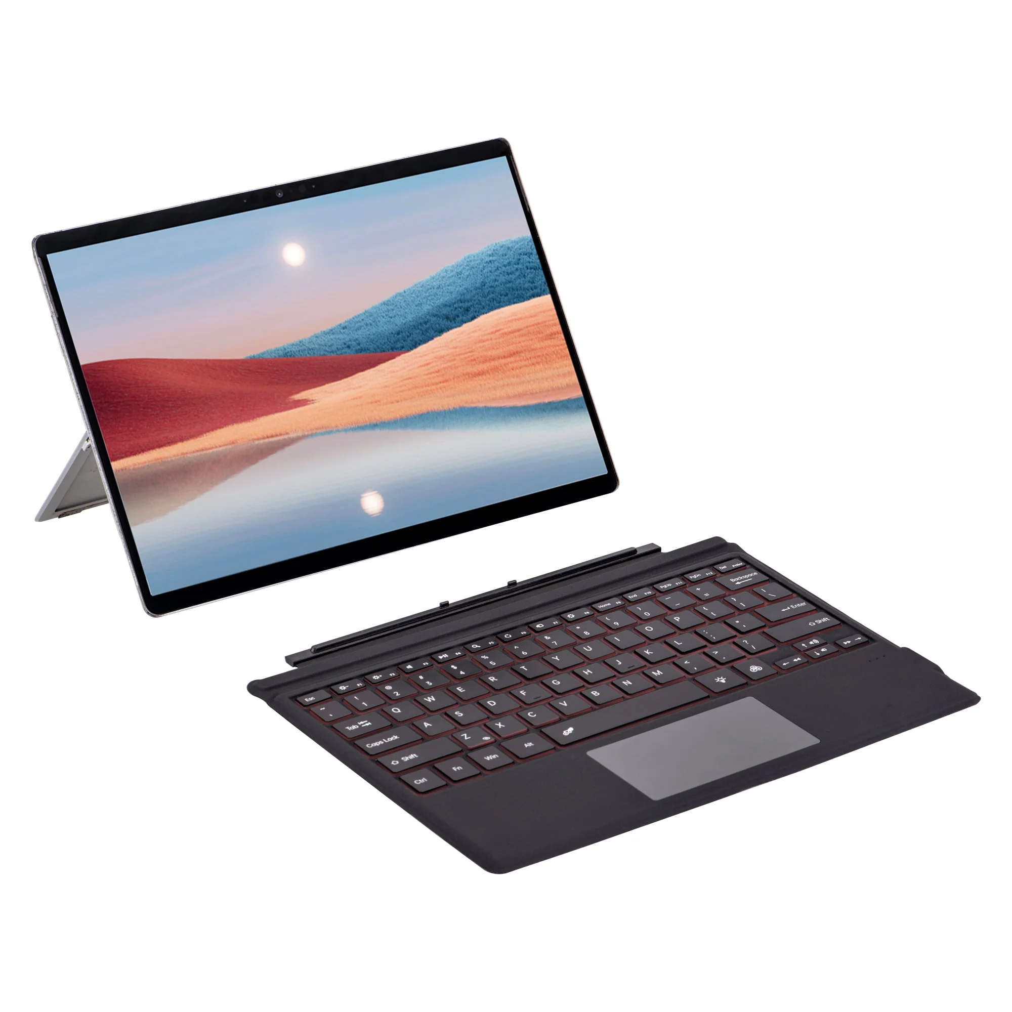 Slim Surface pro 3/4/5/6/7/2017 Bluetooth Keyboard with Backlit - Image 2
