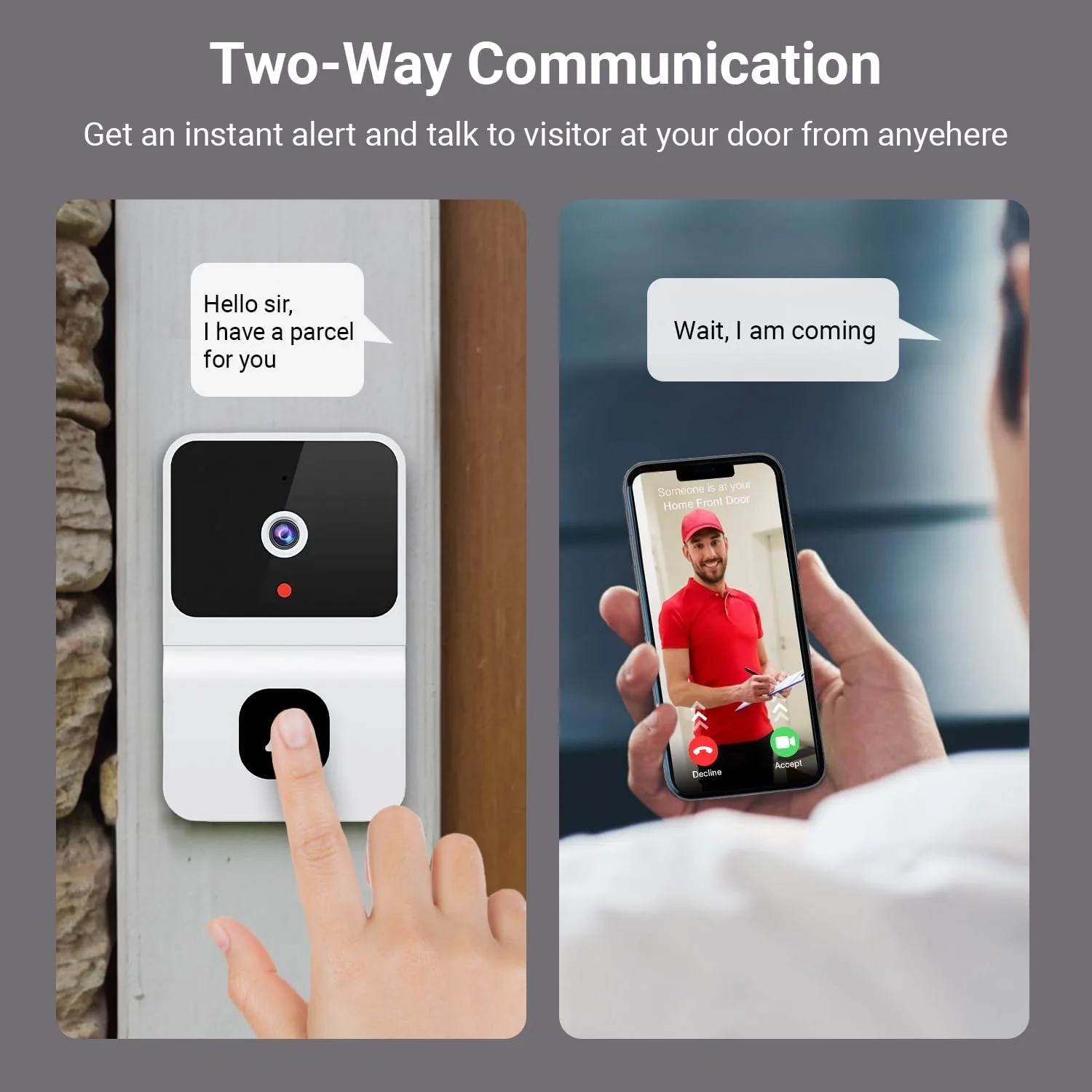 Smart WiFi Video Doorbell - Image 3
