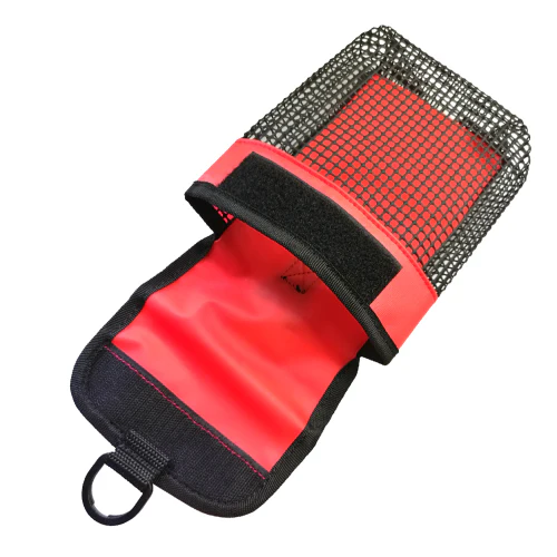 SMB Surface Marker Buoy Pouch Diving Reel Mesh Storage Holder Bag - Image 5