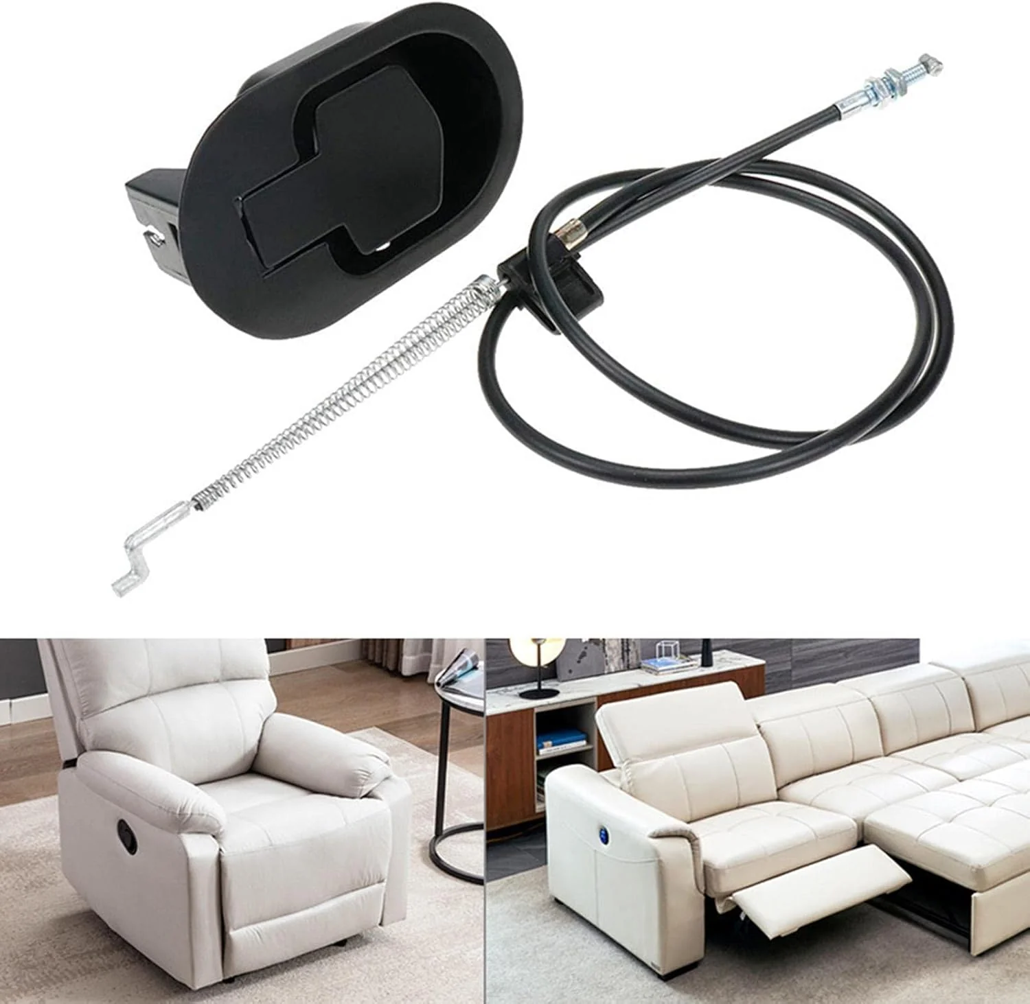 Sofa Lounge Metal Recliner Handle Release Lever Trigger - Image 6