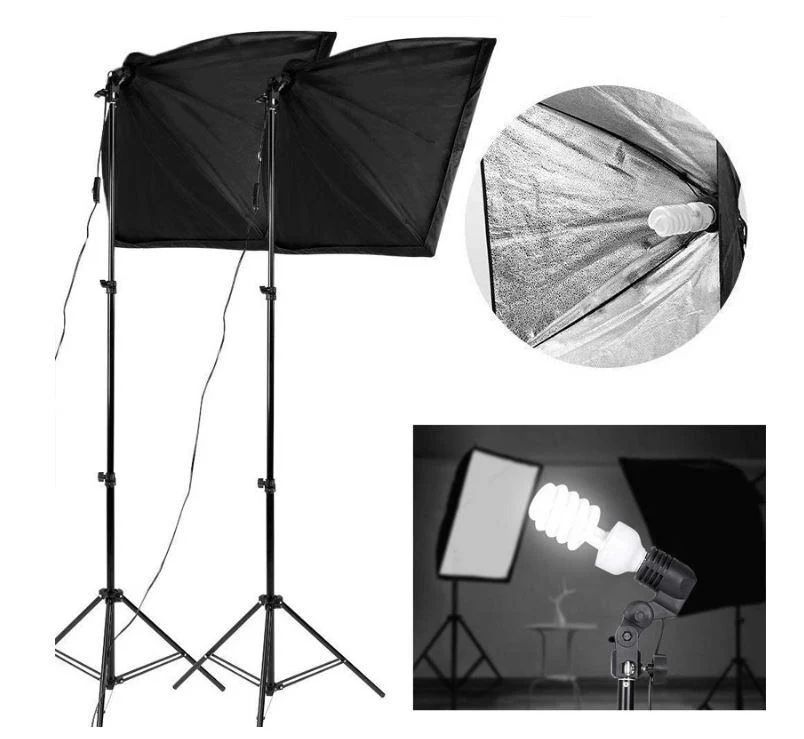 Softbox Lighting Kit Professional Studio Photography Light Kit - Image 3