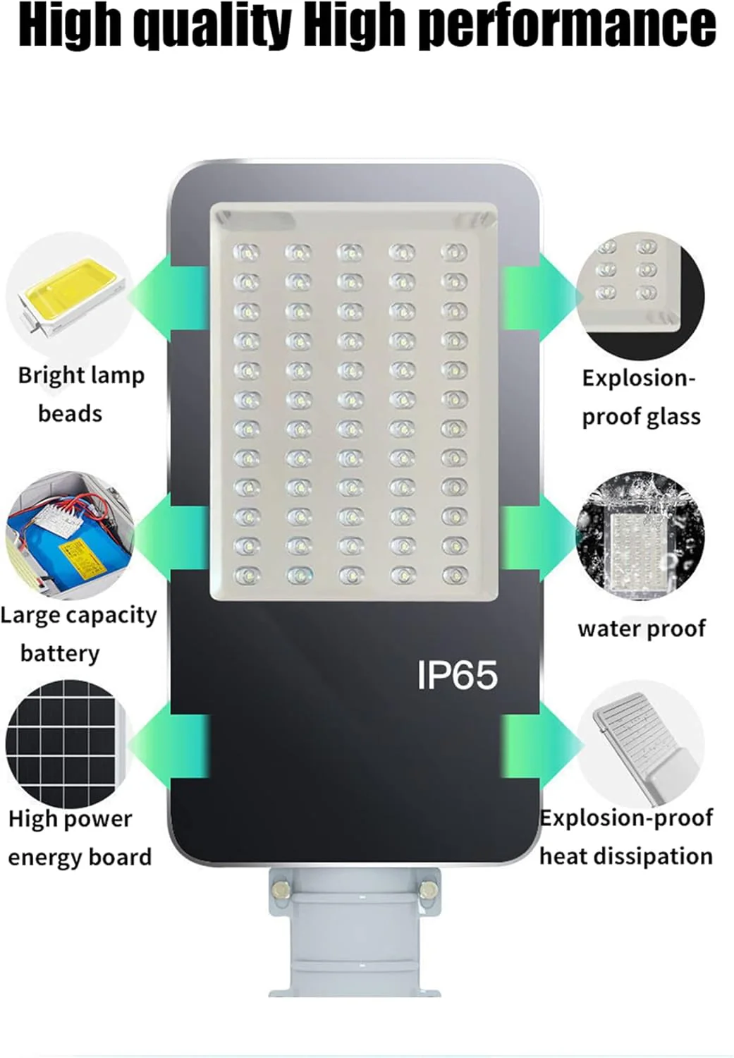 Solar Outdoor Light Flood Light Street Light 700W - Image 12