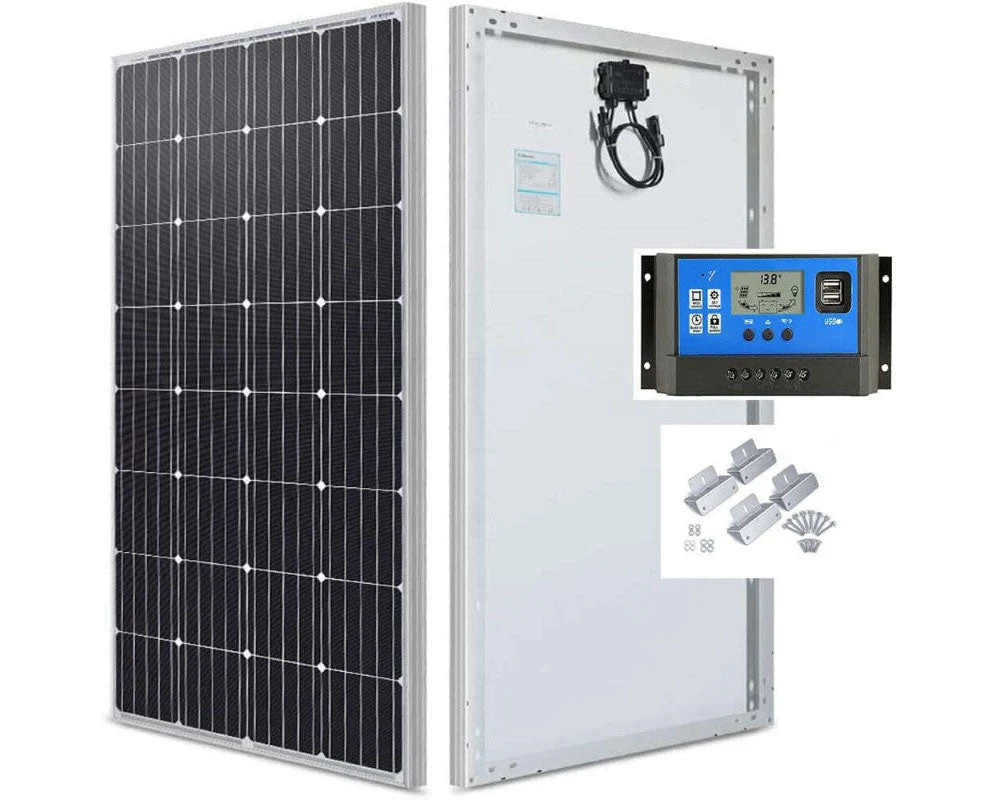 Solar Panel with controller and mount 60W Monocrystalline - Image 2