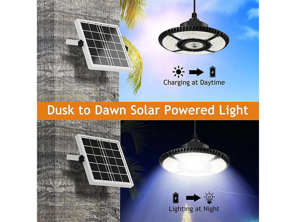 Solar Pendant Light with Remote Control - Image 4