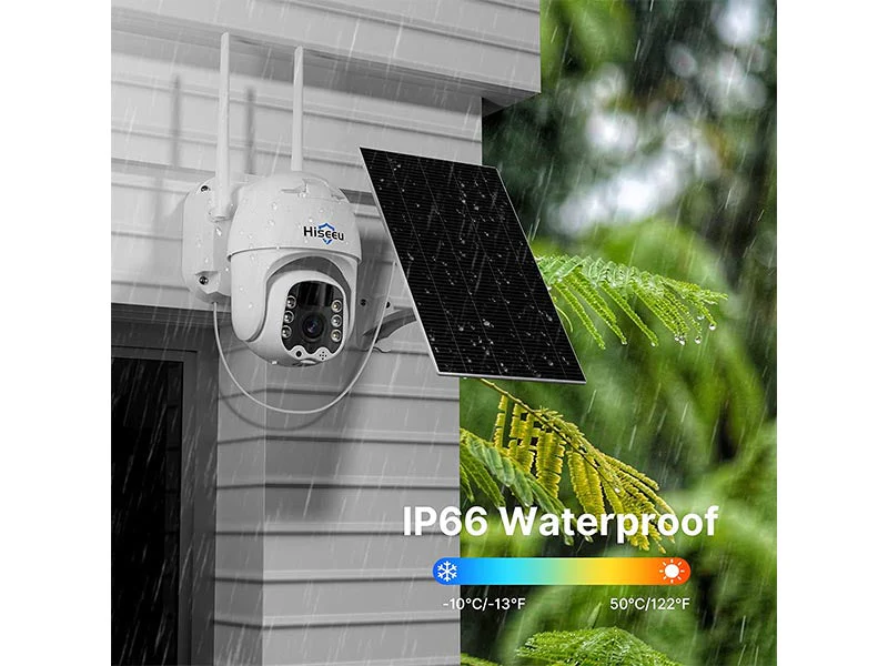 Hiseeu Solar 2K PTZ Wireless Outdoor Security Camera - Image 4