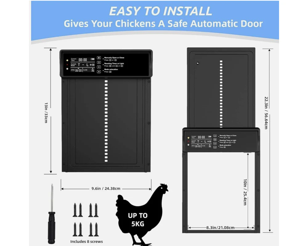 Solar-Powered Automatic Chicken Coop Door - Image 3